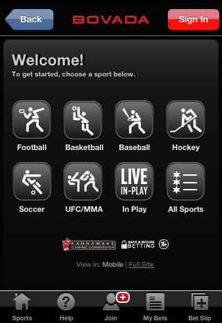 Bovada Sports App